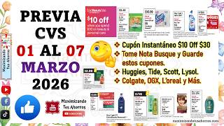 🔥Prepárese Nuevas Ofertas 💥Cupón Instantáneo en Camino🤩 Previa CVS 3/1/26 al 3/7/26 screenshot 5