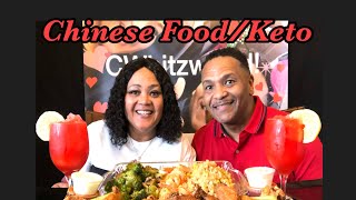 #Chinesefood #shrimpfriedriceketo  shrimp fried rice  chicken wings and   keto style  omad,low carb