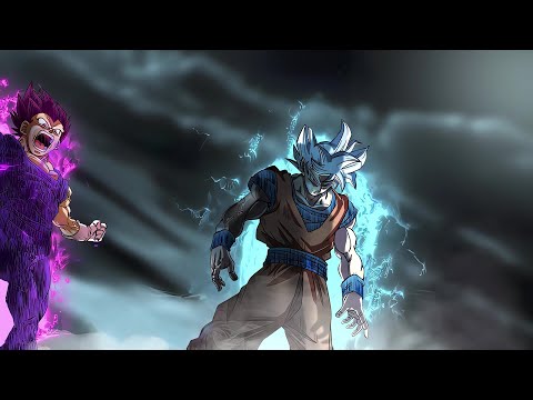 MUI Goku And Ultra Ego Vegeta VS Gas DBS Manga Animation