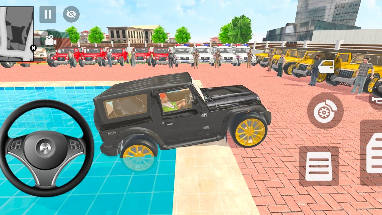 Modified Thar 🚨 Gangster Life in Indian Streets | Open WorldGame game for android ❤️