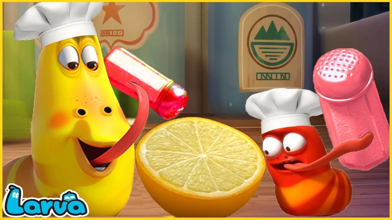 LARVA COMEDY 2025 | Cook Yellow, Red, LeMon | Funny Larva's World LARVA CARTOON TOP 20 EPISODE