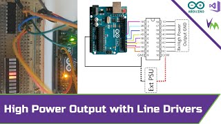 Using a Line Driver for High Power Outputs + Less Wiring for Arduino How Does A Line Driver Work