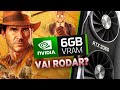 Será que da para rodar com 6GB de VRAM? Testes com Indiana Jones e o Grande Círculo na RTX 2060 6GB
