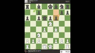 2 Brilliant Checkmate #chess #nimzowitschdefensedeclined