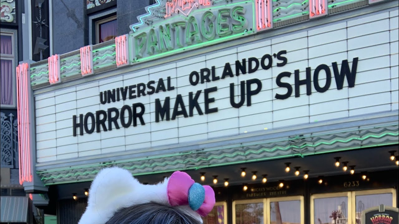 Horror makeup show! Universal studios Orlando Florida YouTube