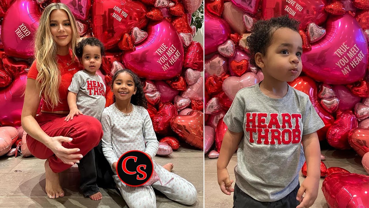 Khloé Kardashian Celebrates Valentine's Day with Personalized Balloons