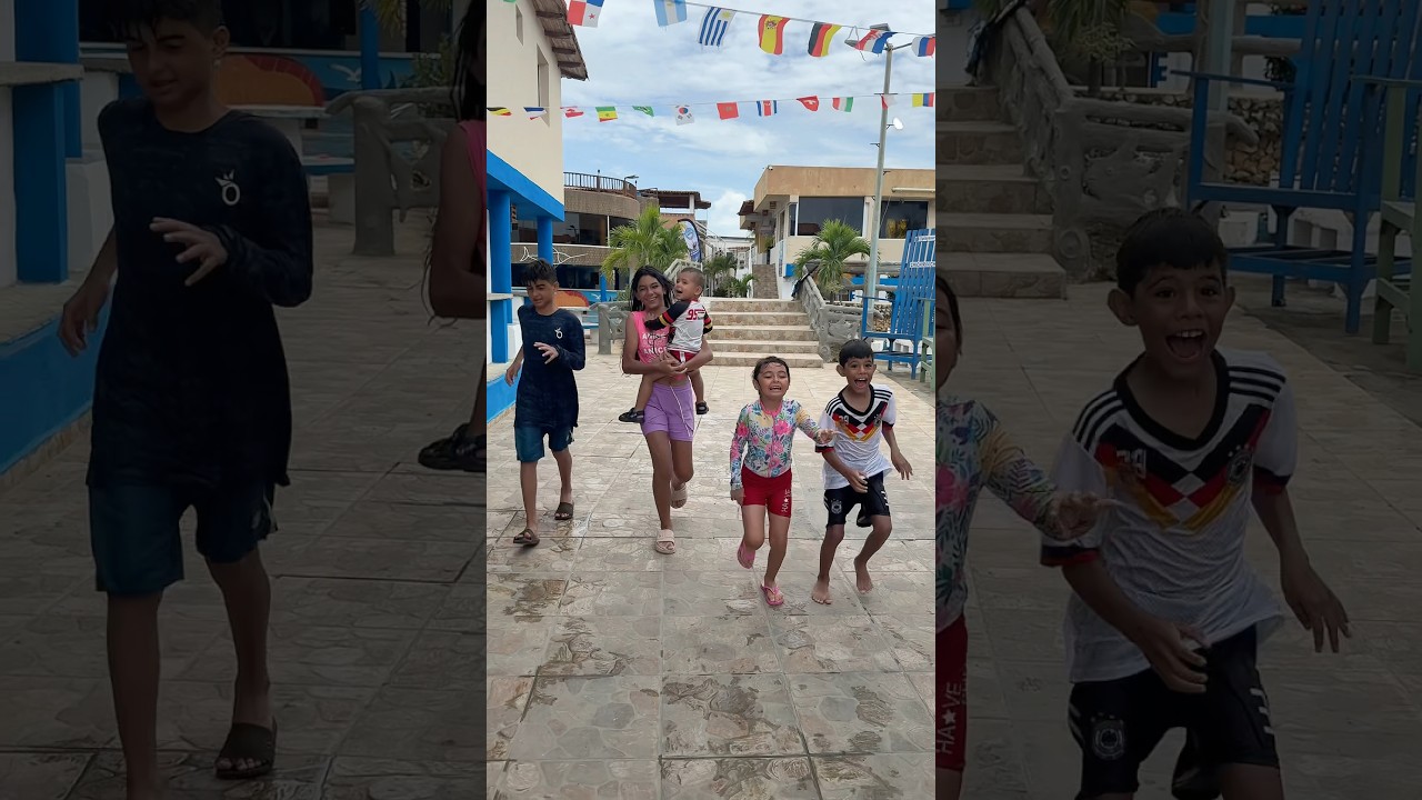 Los coloridos CONOCEN la PLAYA 🏖️ ✨ #comedy #viral #funny #comedia #humor