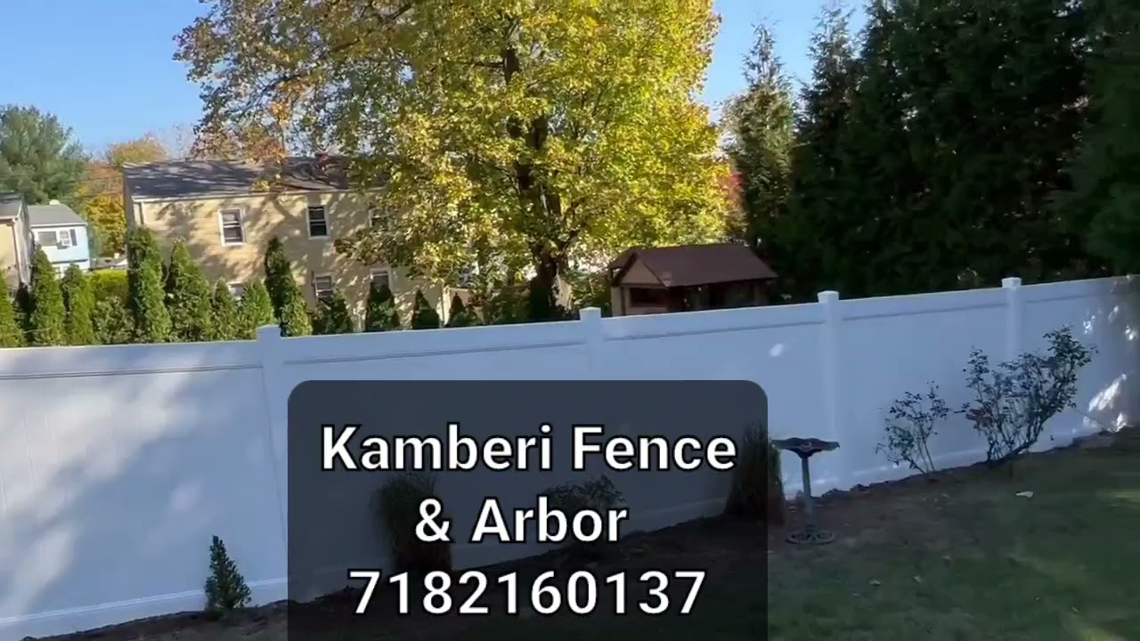 PVC (vinyl) Fence & Arbor - Kamberi