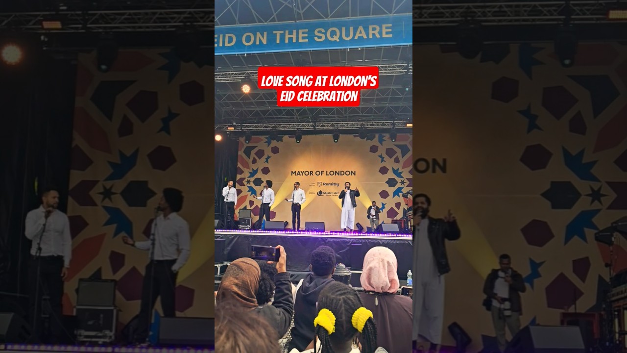 Love Song At London's Eid Celebration! 