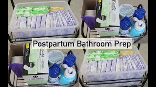 Postpartum Bathroom Baskets | Baby #2 | MOMMY MONDAY