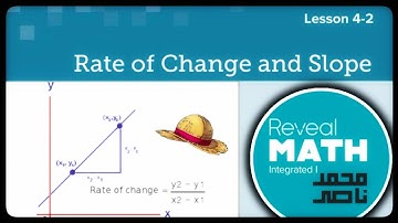 Reveal math integrated 1 - L4-2 Rate of Change and Slope