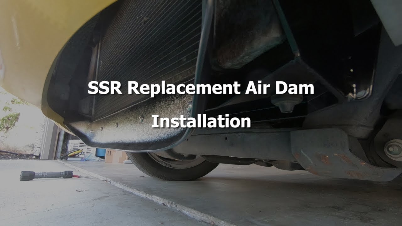 SSR Replacement Air Dam Installation YouTube
