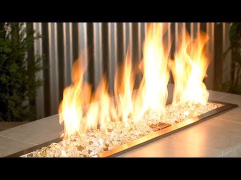 American Fire Glass ½” Gold Premium Reflective Fire Glass
