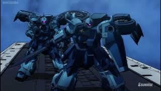 Gundam Thunderbolt  Bandit Flower Carrier Battle