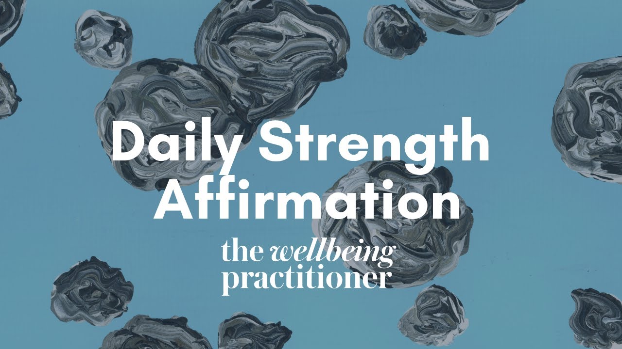 Daily Strength Affirmation | Gentle Courage for Low & Difficult Days