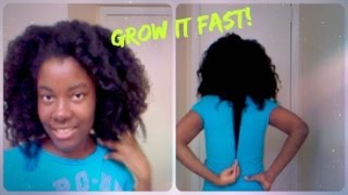 How To Grow Long 4C Hair FAST!!!