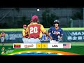 Highlights venezuela vs usa  vi wbsc u12 baseball world cup final