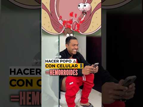 Celular al baño 📱💩= HEMORROIDES