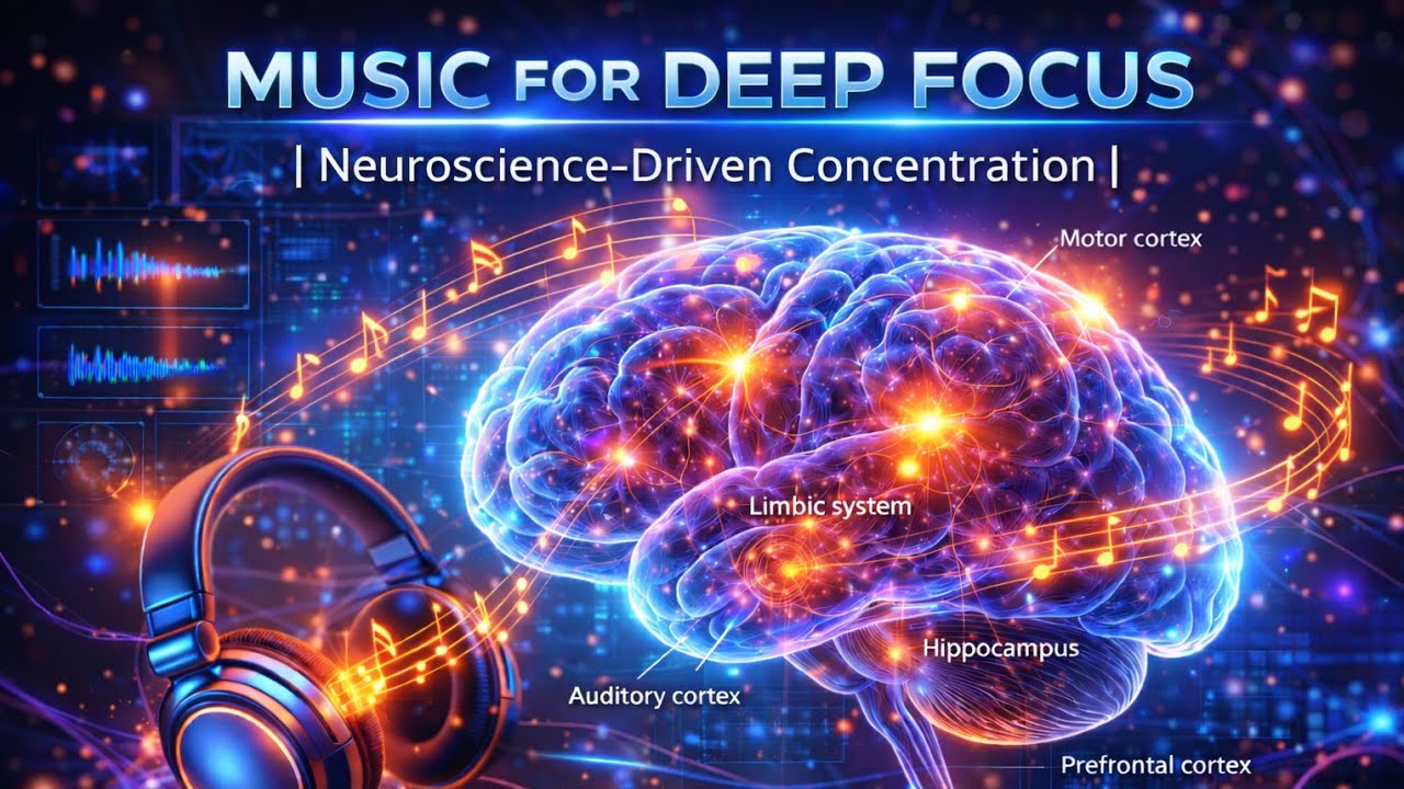 Neuroscience Driven  Focus Music  for Study 