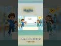 2 German words in 60s 🇩🇪 Hallo + Tschüss with Max &amp; Mila #Shorts #LearnGerman #KidsGerman