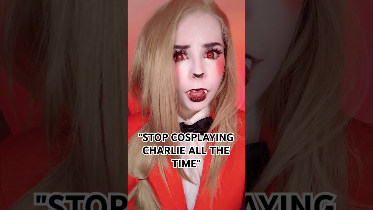 STOP THIS Charlie morning star cosplay Hazbin Hotel #cosplaygirl #hazbinhotel #hazbin