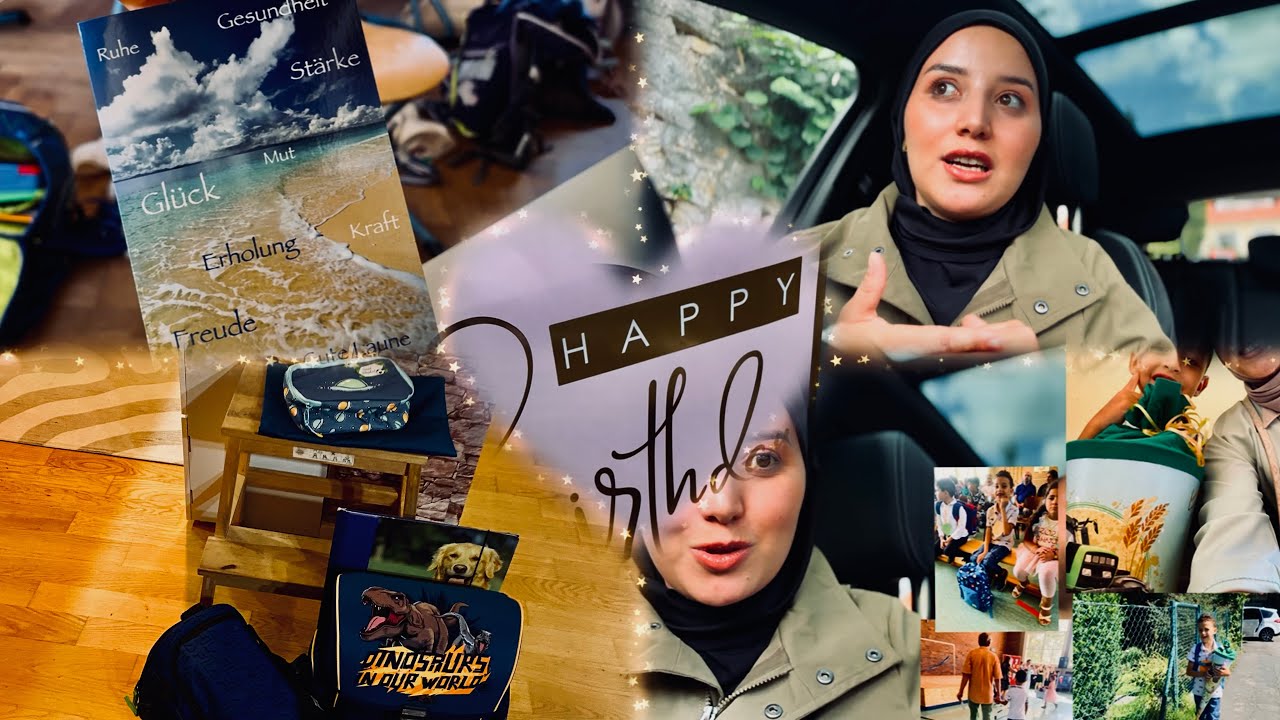 الدخول المدرسي في المانيا🇩🇪 فلوغ و شرح🤗حتافلو بعيد ميلادي في المدرسة😍كلام من القلب لأحلى ناس فقناتي 