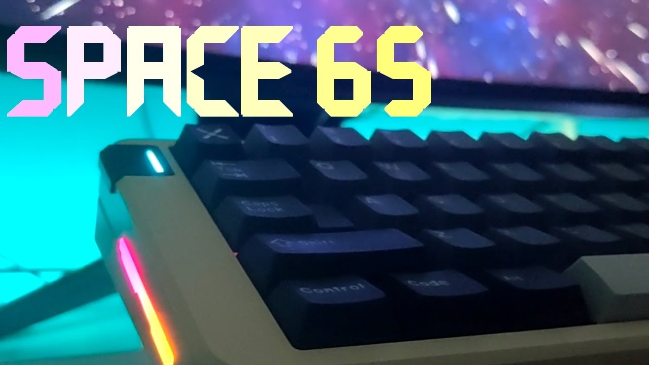 The Endgame Keyboard. |Space65 R3| [Cotton Candy Switches] - YouTube