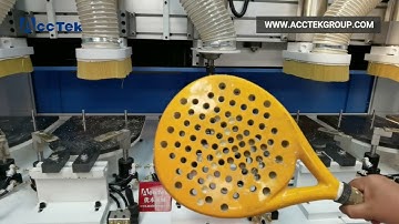 AccTek AKM5030-6H multi 6 heads CNC Machine for racket padel drilling