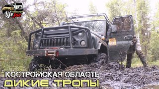 Полная жесть! Тут невозможно ездить, это гонка лебедок. off road уаз хантер на бездорожье. Часть 2