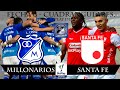 EN VIVO: MILLONARIOS VS SANTA FE, FECHA 6 CUADRANGULARES, LIGA BETPLAY DIMAYOR 19/06/2025