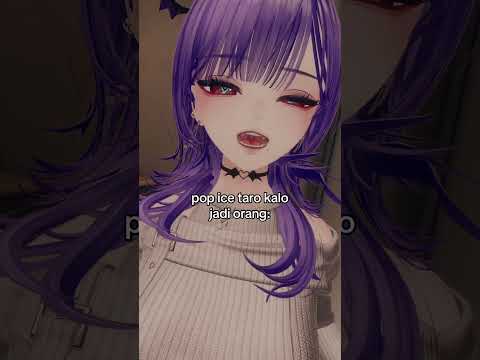 Kamu suka pop ice taro? :3 #shorts #vtuber
