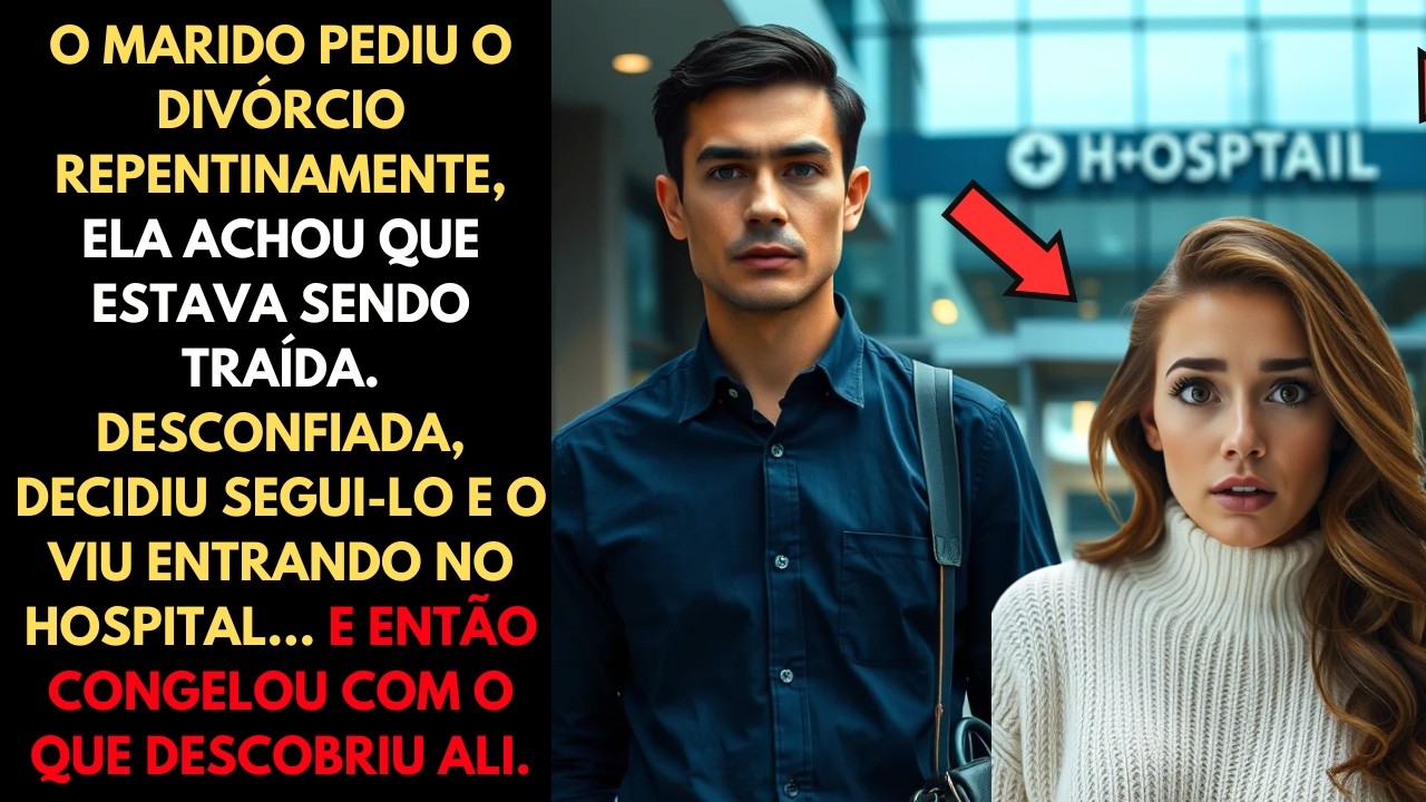 ❤️ MARIDO PEDIU O DIVÓRCIO. DESCONFIADA, ELA O SEGUIU E VIU ENTRANDO EM UM HOSPITAL E CONGELOU COM