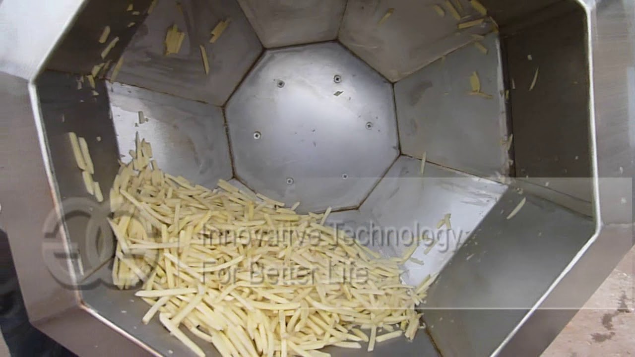 French Fries Flavoring Machine|Coated Peanut Seasoning Machine Test Video