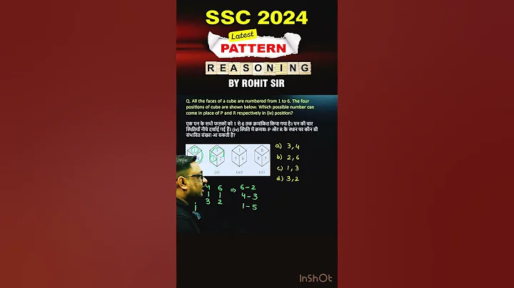 DICE TRICKS | REASONING BY ROHIT SIR #shorts #ssc #cgl2024 #mts2024 #reasoning #radianmensa