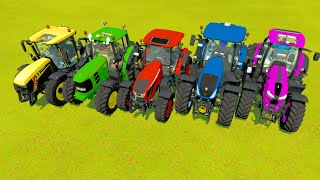 TRANSPORTING JCB TRACTOR, JOHN DEERE ,ZETOR, NEW HOLLAND,VALTRA FARMING SIMULATOR 22 #1