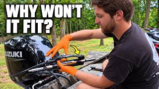 This BayStar hydraulic steering upgrade FOUGHT me every Step