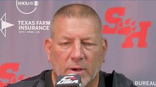 Phil Longo says stopping Troy’s quarterback will be key for Sam Houston
Phil Longo says Troy’s offense brings some mystery with a new coordinator, but Sam Houston knows the biggest challenge will be containing its returning quarterback. Phil Longo says stopping Troy’s quarterback will be key for Sam Houston