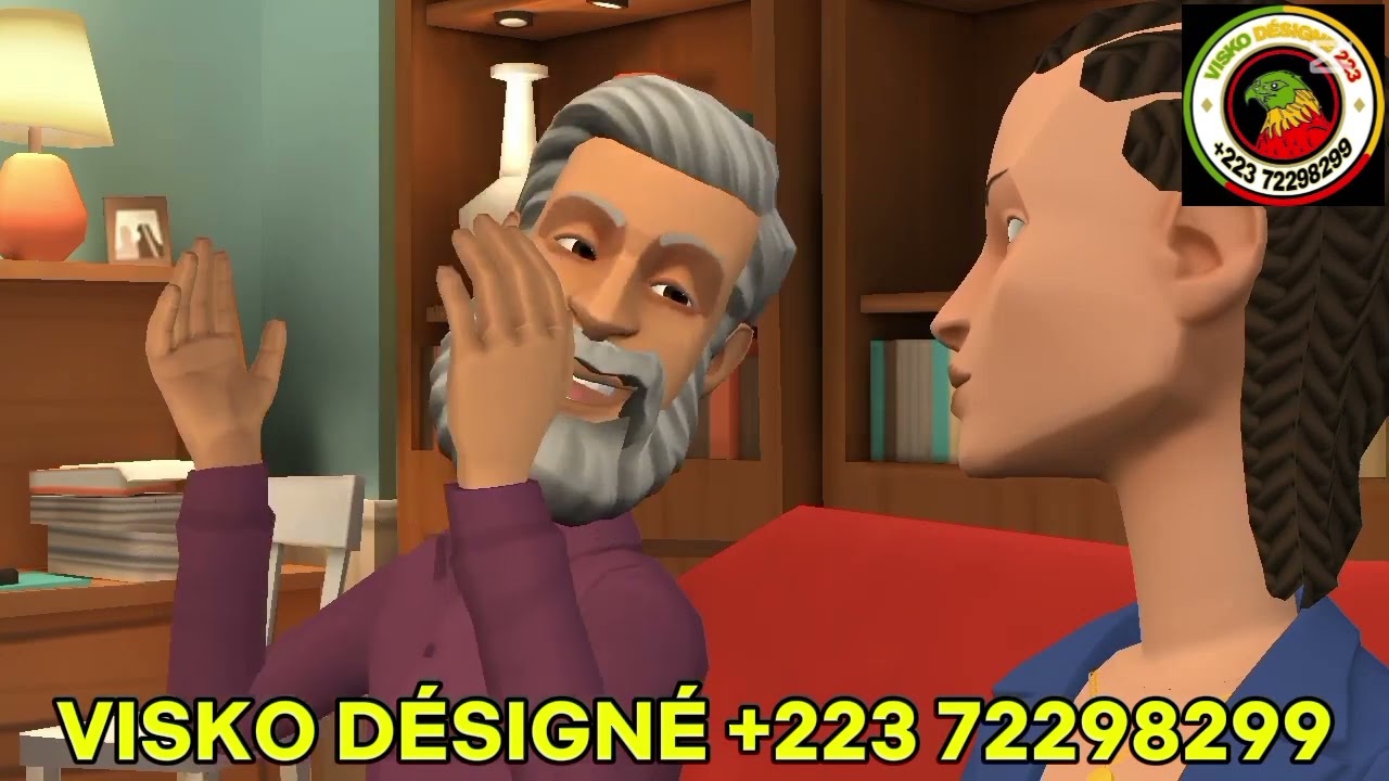 Dessin animé en bambara 😂😂 rions ensemble 