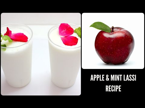 Apple and Mint Lassi Easy Recipe
