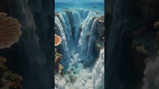 The Ocean's Underwater Waterfall 🌊#zackdfilm #facts #dothingsyoudontwanttodo #anime #animation