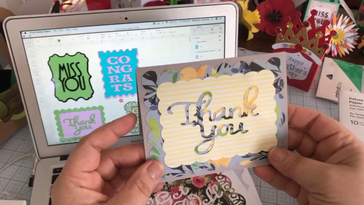CRICUT JOY ADHESIVE BACKED PAPER PROJECT + HOW TO USE IT! 