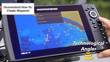 Humminbird HELIX Quick Tip: Create Waypoint