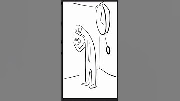 Using similar gesture line to create two very different emotions!