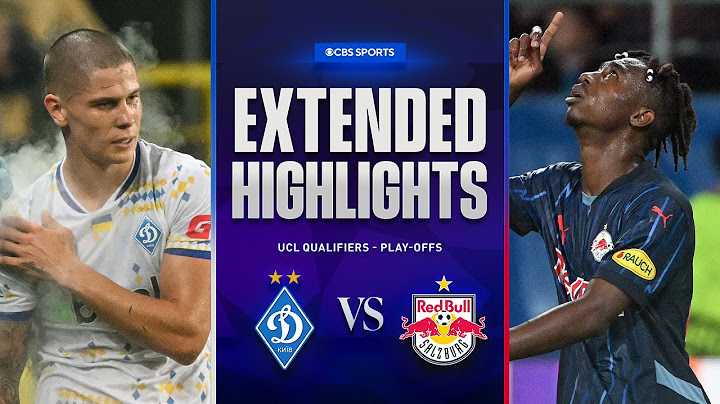 Dynamo Kyiv vs. Salzburg: Extended Highlights | UCL Qualifiers - Play-offs | CBS Sports Golazo