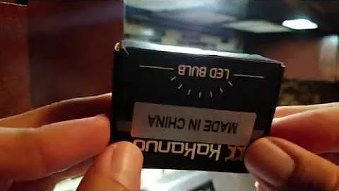 Replacing LED Kakanuo E17 Energy Saving Bulbs on Microwave