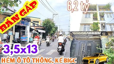 Bán nhà đường Thoại Ngọc Hầu Tân Phú hẻm ô tô thông, gần ủy ban quận, siêu thị, làm văn phòng