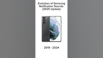 Evolution of Samsung Notification Sounds (2025 Update) #samsung #samsunggalaxy #notificationsound