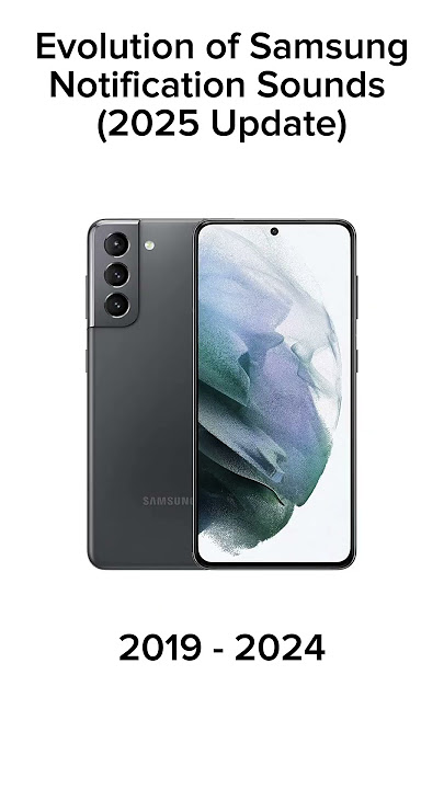 Evolution of Samsung Notification Sounds (2025 Update) #samsung #samsunggalaxy #notificationsound