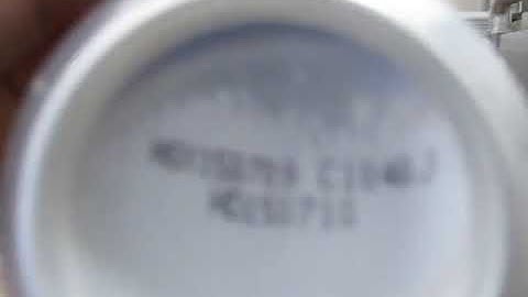 Máy in phun date hiệu LINX in trên lon nước giải khát