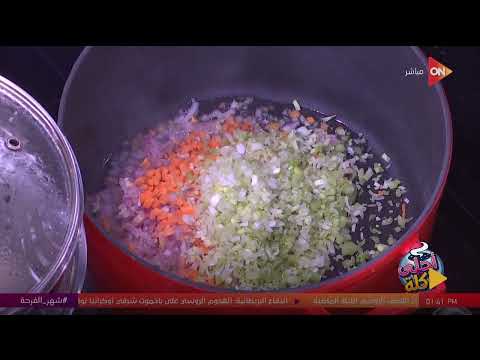 أحلى أكلة شوف طريقة عمل شوربة لسان عصفور مع الشيف علاء الشربيني